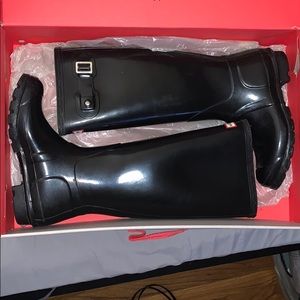 Hunter tall original gloss rain boots